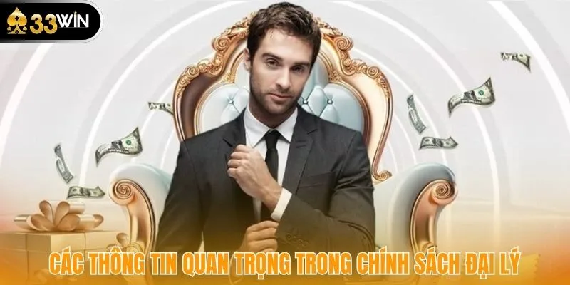 Các thông tin quan trọng trong chính sách đại lý 33win